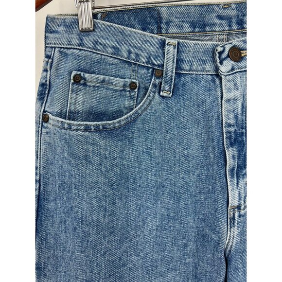 Wrangler Mens Regular Fit 32 x 30 Blue Denim Jean Straight Soft Feel NWT New - Picture 4 of 10